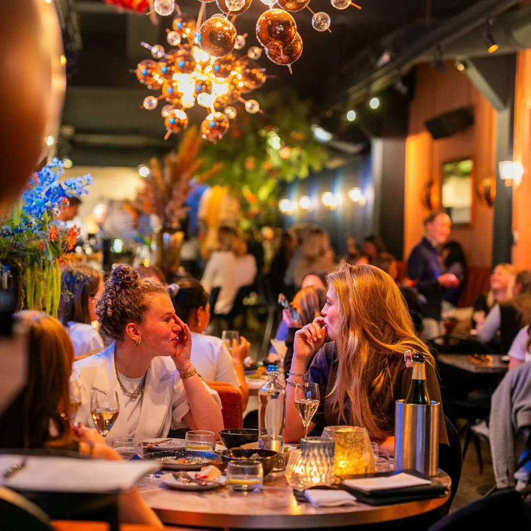 Cozy restaurant terrace